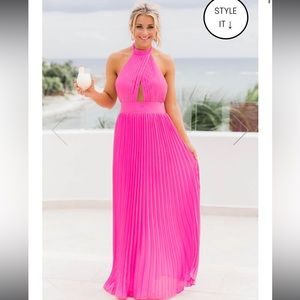 Pink Lily Maxi dress